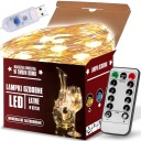 РОЖДЕСТВЕНСКОЕ ДЕРЕВО ОГНИ ПРИВЕЛО ОГНИ USB ПРОВОД БЕЛЫЙ ТЕПЛЫЙ 1 М