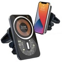 ДЕРЖАТЕЛЬ АВТОМОБИЛЬНОЙ РЕШЕТКИ MAG SAFE ЗАРЯДНОЕ УСТРОЙСТВО Qi 15 Вт