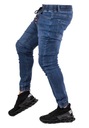 Pánske džínsové nohavice TMAVOMODRé joggery BARCUS veľ.31 Odtieň námornícky modrý