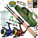 НАБОР ПОПЛАВОЧНОЙ РЫБАЛКИ 3.0 ДВЕ УДОЧКИ И КАТУШКИ