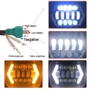5X7IN ФАРА LED (СВІТЛОДІОД) KWADRATOWE СВІТЛО  (15030173307) фото min 9