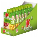 KUBUŚ Мусс Baby Apple, Морковь, Манго 6 месяцев+ 9 x 100г