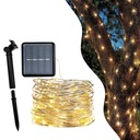 НАРУЖНЫЕ СОЛНЕЧНЫЕ САДОВЫЕ ЛАМПЫ ГИРЛАНД 50LED 5M