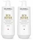 GOLDWELL RICH REPAIR ШАМПУНЬ 1000 + КОНДИЦИОНЕР 1000