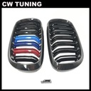 2PCS M COLOR CARBÓN LOOK 2 LINE LINE DEFLECTOR NERKOWA PARA BMW F15 F16 X5 X6 2 