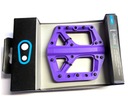 Педали CrankBrothers Stamp 1 Splash Edition, большая платформа, фиолетовые