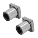 20MM ОТВІР LINIOWE ПІДШИПНИК KULKOWE 2ШТ KWADRATOWY КОМІР 32MM OD LMK20UU  фото 7