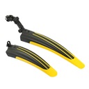 2 регулируемых велосипедных крылья желтого цвета