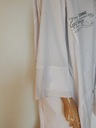 JEAN MARC PHILIPPE biela oversize košeľa 54-56 Dominujúci vzor nápisy