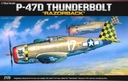 P-47 D Razorback ACADEMY 12492 1:72 Model samolotu