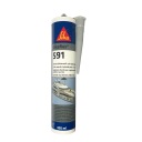 SIKAFLEX 591 МОРСКОЙ КЛЕЙ-ГЕРМЕТИК БЕЛЫЙ 300 МЛ.