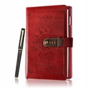 Кожаный блокнот-дневник с паролем