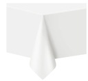 Белая грязеотталкивающая скатерть из фольги, одноразовый стол для причастия, свадебный банкет.