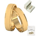 ЗОЛОТЫЕ ОБРУЧАЛЬНЫЕ КОЛЬЦА МАТОВОЕ СЕРЕБРО 925 ПРОБЫ 23 ФАЗЫ