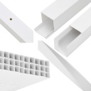 ПОЛОСКА КАБЕЛЬНЫЙ КАНАЛ КРЫШКА 60Х40ММ 30М ПВХ