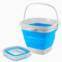 СИЛИКОНОВОЕ РЫБАЛОЧНОЕ ВЕДРО СКЛАДНОЕ ПОРТАТИВНОЕ УНИВЕРСАЛЬНОЕ КЕМПИНГОВОЕ 5Л
