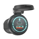 Разъем для зарядного устройства USB PD type C QC 3.0 12 В/24 В