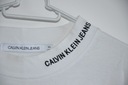 t-shirt Calvin Klein r. xl biała Dekolt stójka