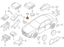 AUDI A6 C7 HAUT-PARLEUR HAUTE FRÉQUENCE SUR PLANCHE DISTRIBUTION AVANT 4G0035397photo 10