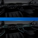 ЛЕНТА СВЕТОДИОДНЫЕ ОПТОВОЛОКОННЫЙ КАБЕЛЬ DO АВТОМОБИЛЯ АВТО ОСВЕЩЕНИЕ КОМПЛЕКТ RGB BLUETOOTH 8 M  фото 7