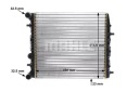 RADIATEUR MOTEUR CR454000S/MAHphoto 16