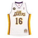 Футболка Mitchell & Ness LOS LAKERS 2008 PAU GASOL БЕЛАЯ - L