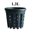 КРУГЛЫЙ ЦВЕТОЧНЫЙ ГОРШОК, АВИАЦИОННЫЙ ГОРШОК, 1,3 л, f14x13xh16