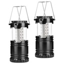 КЕМПИНГОВАЯ ЛАМПА×2 LED, СКЛАДНАЯ ДЛЯ ПОДВЕСКИ, 5 Вт