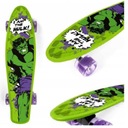 ЗЕЛЕНЫЙ СКЕЙТБОРД ДЛЯ ДЕТЕЙ FISZKA BOARD 55 HULK