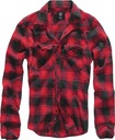 Brandit Checkshirt красно-черная рубашка L