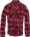 Brandit Checkshirt красно-черная рубашка XL
