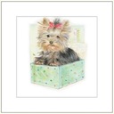 ОТКРЫТКА 16X16 G04 41G 055 + КОНВЕРТ С НАРИСОВАННОЙ СОБАКОЙ