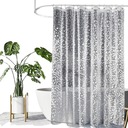 ПРОЗРАЧНАЯ ЗАНАВЕСКА ДЛЯ ДУША 150х180 СМ