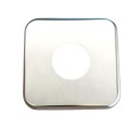 РОЗЕТКА КВАДРАТНАЯ ХРОМИРОВАННАЯ 1/2