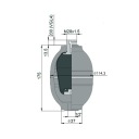 HYDROАКУМУЛЯТОР АКУМУЛЯТОР HYDROPNEUMATYCZNY ACS 0.7 0,7L 330BAR  (17141501641) фото min 4
