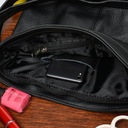 Dámska kožená kabelka čierna poštárka Beltimore X95 čierna Pohlavie Výrobok pre ženy