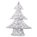 Серебряное светодиодное украшение для елки DEcodomi
