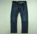 SPODNIE JEANS REGULAR pas 110cm RDS 39/34 -918 Zapięcie zamek