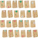 Бумажные пакеты с адвент-календарем