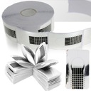 ФОРМЫ ДЛЯ НОГТЕЙ УЗКИЕ СЕРЕБРЯНЫЕ ШАБЛОНЫ 250 ШТ.