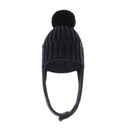 Miękka, ciepła czapka typu beanie dla niemowląt Czapka i szalik dla niemowląt unisex dla niemowląt w kolorze czarnym Kolor bezbarwny