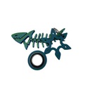 Брелок Keyrambit, набор спиннеров «Самурайская звезда» + гибкая акула, синий