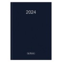Ежедневный календарь для заметок Boss's Notebook A5 Notebook Navy Blue 2024