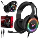 ИГРОВЫЕ НАУШНИКИ С МИКРОФОНОМ, ПРОВОДНЫЕ, НАКЛАДНЫЕ, ПК СО СВЕТОДИОДНОЙ RGB ПОДСВЕТКОЙ