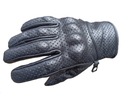 Мотоциклетные перчатки кожаные летние черные XXL