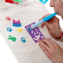 Kidea Спрей-маркеры для ткани с трафаретами Животные, надувные маркеры.