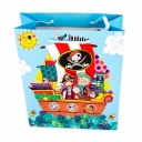 МАЛЕНЬКАЯ ПОДАРОЧНАЯ ПИРАТСКАЯ СУМКА 18x23 РАЗНЫХ ЦВЕТОВ