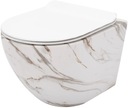 Унитаз Rea Carlos Rimless Lava Matte Marble