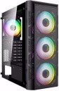 КОРПУС ДЛЯ КОМПЬЮТЕРА ATX СЕТЧАТОЕ СТЕКЛЯННОЕ ОСНОВАНИЕ + 1 вентилятор RGB