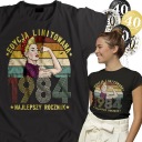 ЖЕНСКАЯ ФУТБОЛКА НА 40-ЛЕТИЕ НА ДЕНЬ РОЖДЕНИЯ ВИНТАЖ 1984 ГОДА